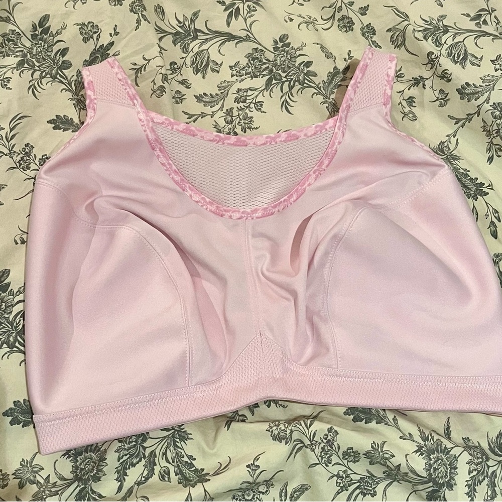 Glamorise 38J Wireless Pink Sports Bra